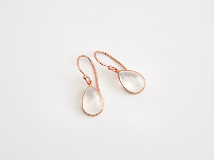 Big Gem Drops: Bergkristall Ohrhänger | vergoldet, rosévergoldet, silber