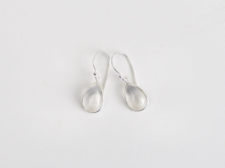 Big Gem Drops: Bergkristall Ohrhänger | vergoldet, rosévergoldet, silber