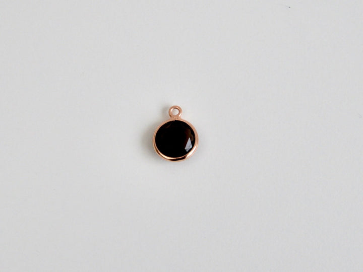 Delicate Dots: Rauchquarz Kette 8mm | vergoldet, rosévergoldet, silber