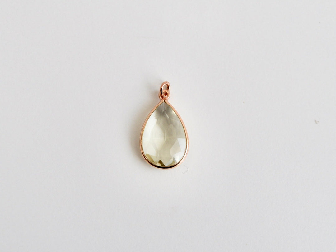Delicate Drops: Satellite Kette Prasiolith | vergoldet, rosévergoldet, silber