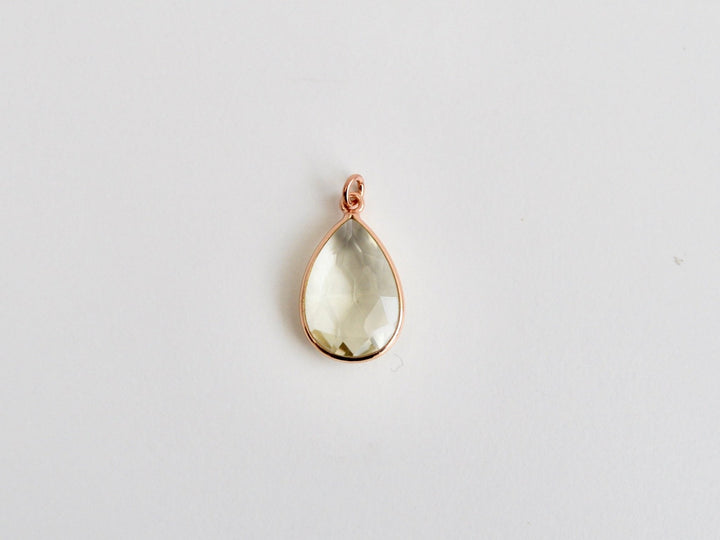 Delicate Drops: Satellite Kette Prasiolith | vergoldet, rosévergoldet, silber