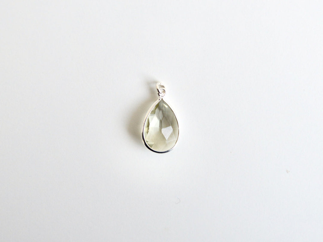 Delicate Drops: Satellite Kette Prasiolith | vergoldet, rosévergoldet, silber
