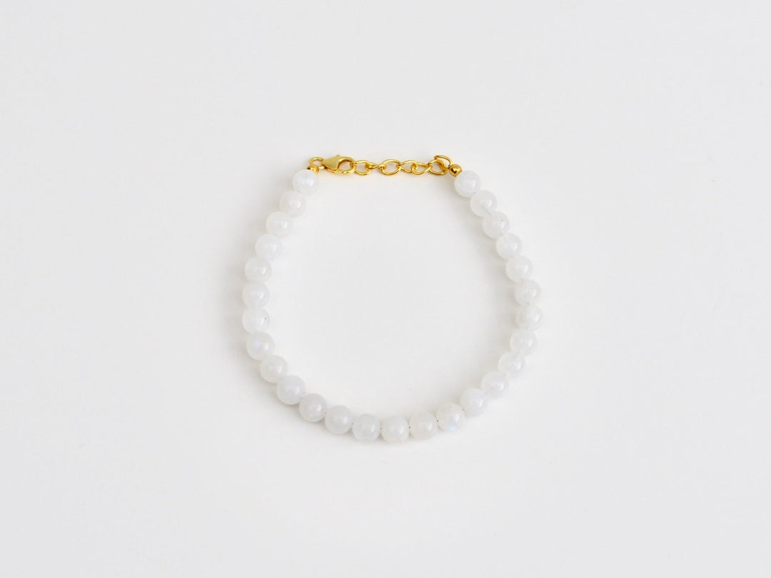 Gem Love: Mondstein Armband | vergoldet, rosévergoldet, silber