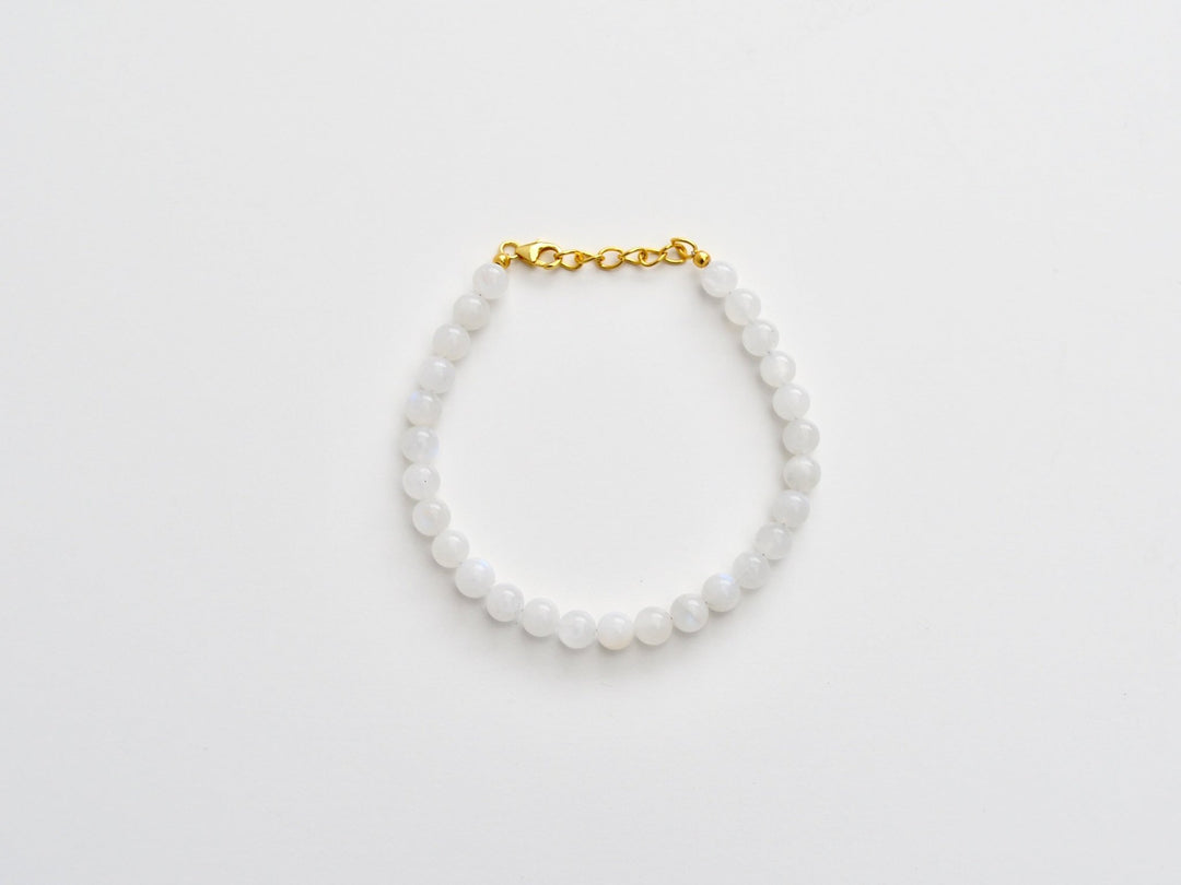 Gem Love: Mondstein Armband | vergoldet, rosévergoldet, silber