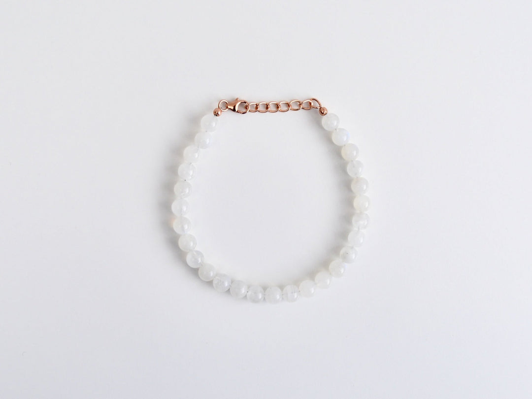 Gem Love: Mondstein Armband | vergoldet, rosévergoldet, silber