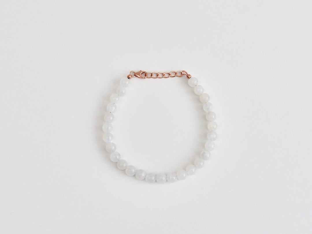Gem Love: Mondstein Armband | vergoldet, rosévergoldet, silber