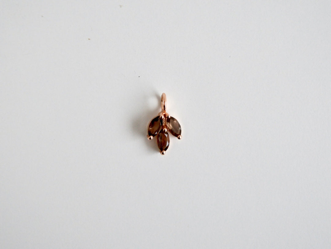 Gracie: Rauchquarz Kette | vergoldet, rosévergoldet, silber
