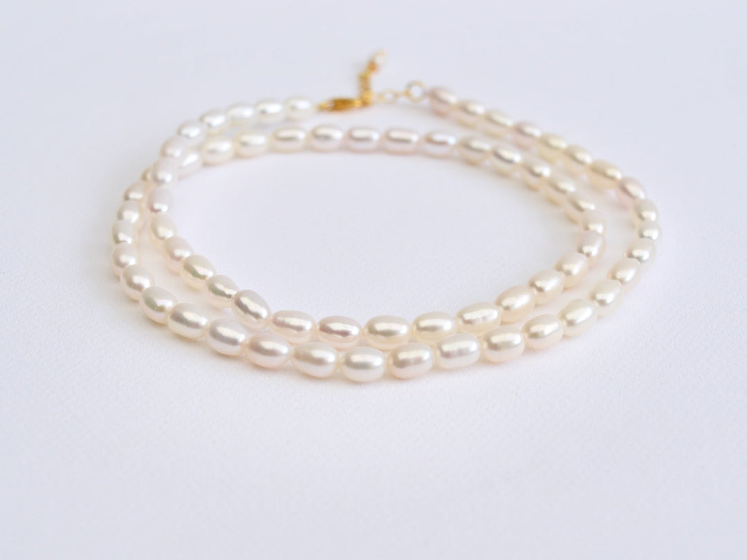 Pearl Collection: Edle Perlenkette mit AAA-Perlen | vergoldet