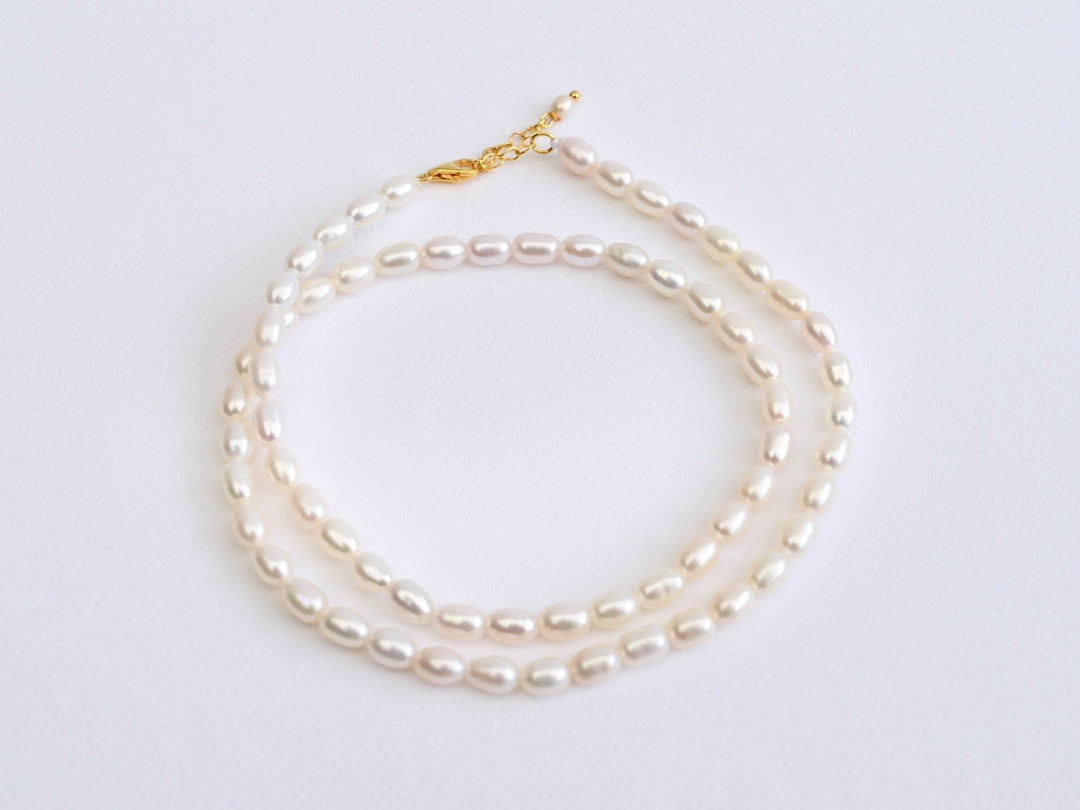 Pearl Collection: Edle Perlenkette mit AAA-Perlen | vergoldet