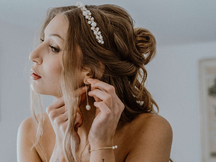 Pearl Collection: Perlen Armspange | vergoldet, rosévergoldet, silber