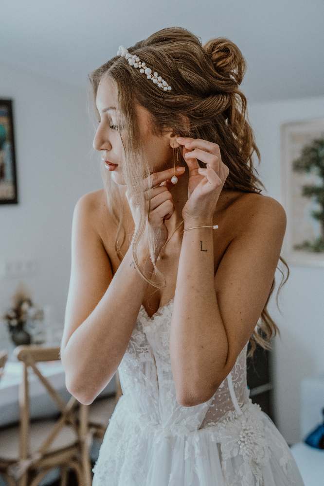 Pearl Collection: Perlen Armspange | vergoldet, rosévergoldet, silber