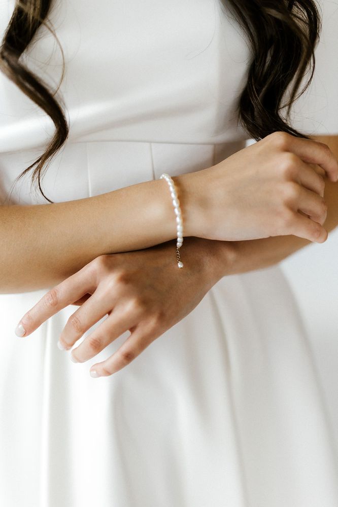 Pearl Collection: Schönes Perlenarmband | vergoldet, silber