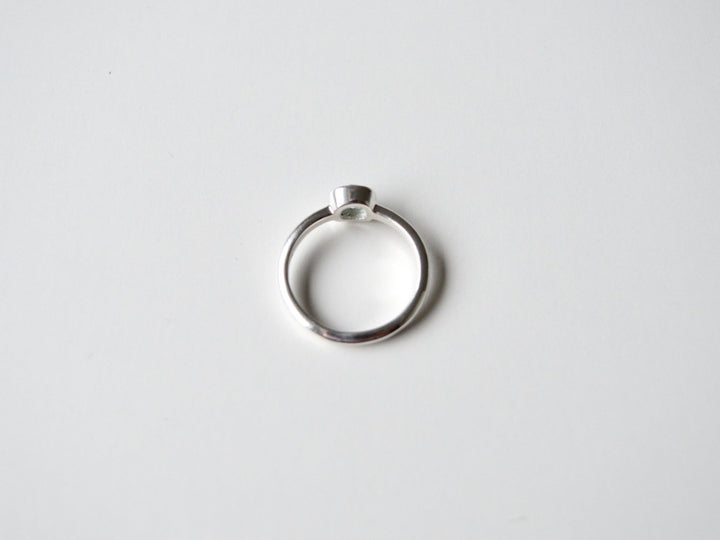 Square Dots: Blauer Topas Ring silber| Gr. 54, 58