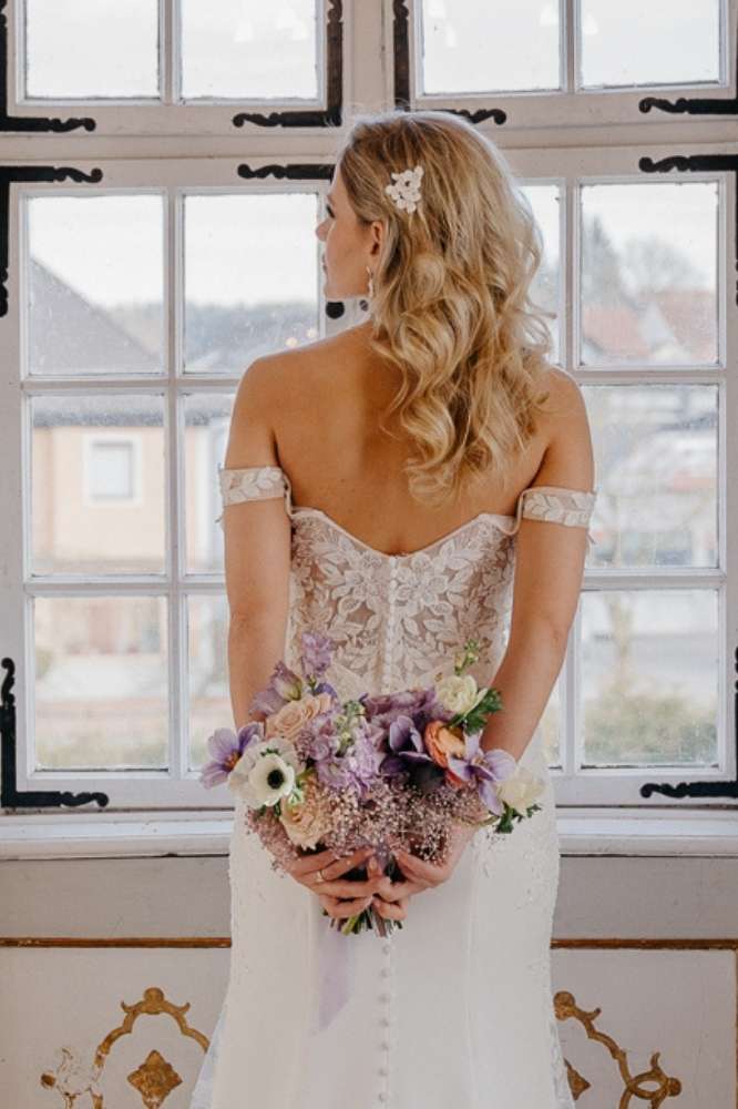 Violette: 3er Haarnadel Set | Farbe gold oder silber