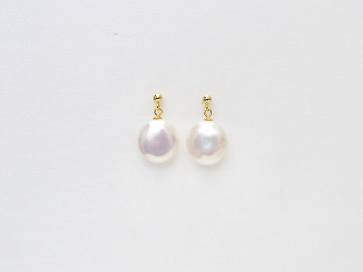 Coin Pearls: Moderne Perlenstecker mit echten Perlen | vergoldet