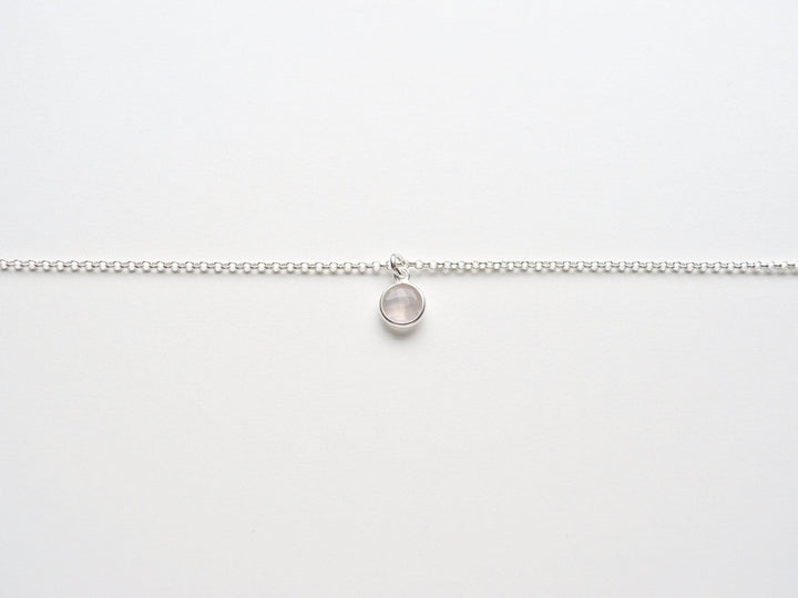 Dangling Delicate Dots: Rosenquarz Armband | vergoldet, rosévergoldet, silber