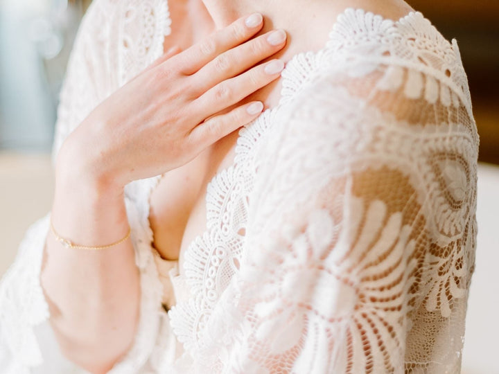 Delicate Dots: Rosenquarz Armband | vergoldet, rosévergoldet, silber