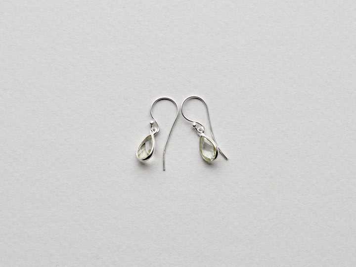 Delicate Drops: Ohrringe Prasiolith | vergoldet, rosévergoldet, silber