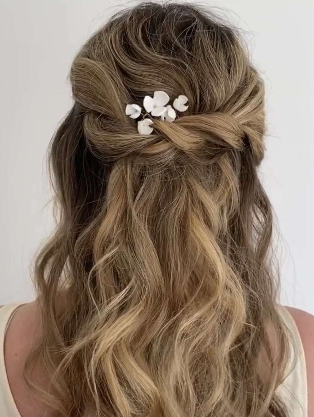 Florence: Haarnadel Set Blüten | Farbe gold, roségold oder silber