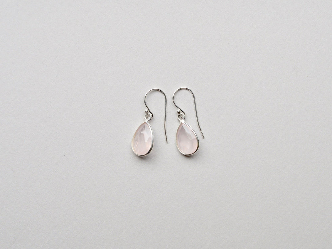 Gem Collection: Deluxe Rosenquarz Ohrhänger | vergoldet, rosévergoldet, silber - Mia&Martha by Katja Schmalen