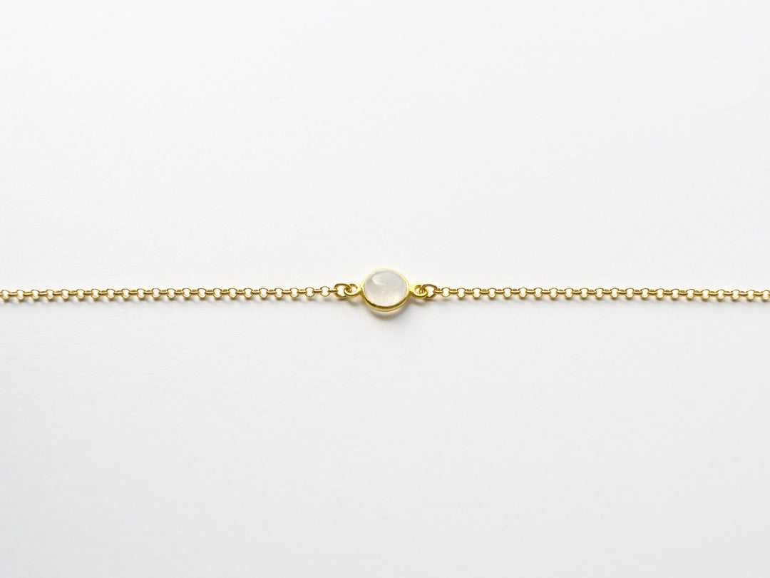 Gem Dot: Mondstein Armband vergoldet - Mia&Martha by Katja Schmalen
