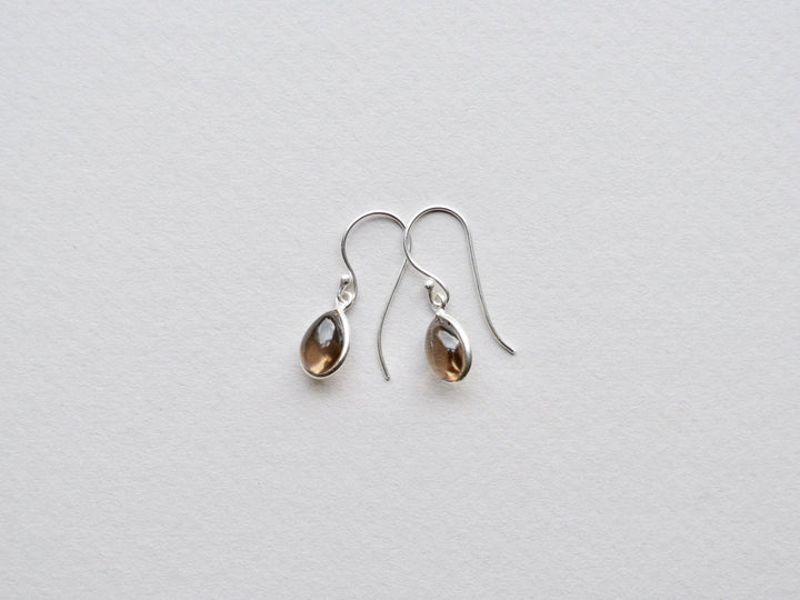 Gem Drops: Rauchquarz Ohrringe | vergoldet, rosévergoldet, silber