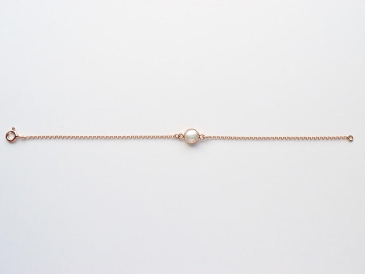 Pearls: Zartes Perlen Armkettchen | vergoldet, rosévergoldet, silber - Mia&Martha by Katja Schmalen