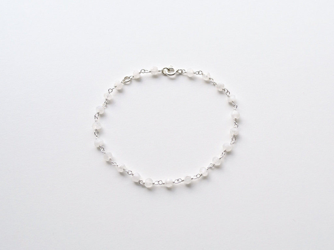 So zart: Mondstein Armband | vergoldet, rosévergoldet, silber