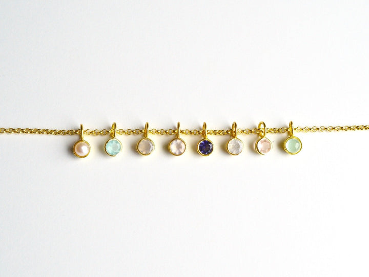 Tiny Gems: Armband Mondstein vergoldet - Mia&Martha by Katja Schmalen