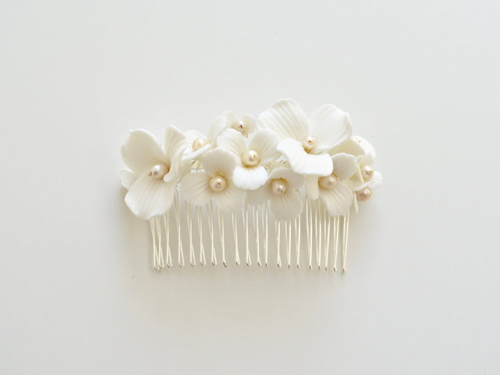 Violette: Großer Haarkamm | Farbe gold oder silber