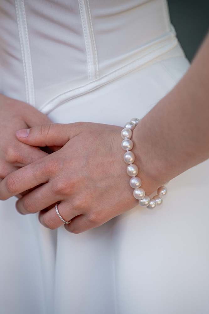 Baroque Pearls: Statement Perlenarmband | vergoldet