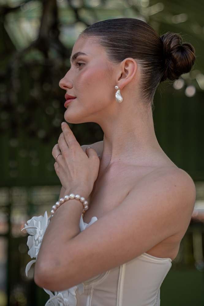 Baroque Pearls: Statement Perlenarmband | vergoldet
