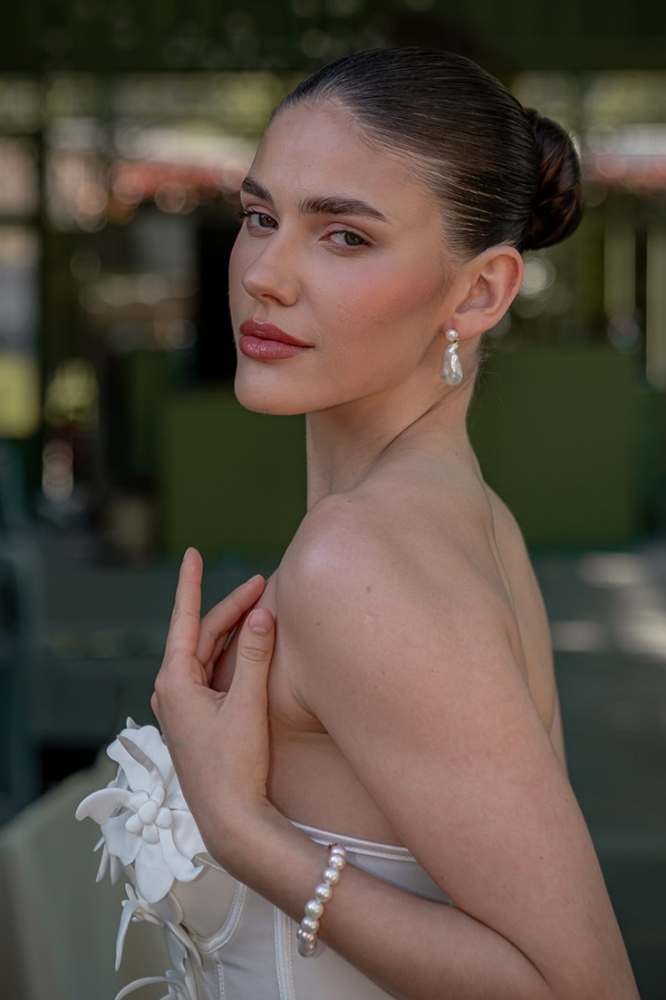 Baroque Pearls: Statement Perlenarmband | vergoldet