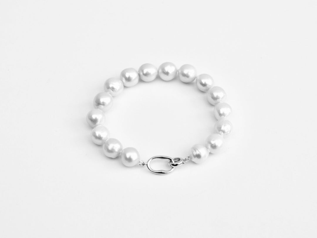 Baroque Pearls: Statement Perlenarmband | vergoldet
