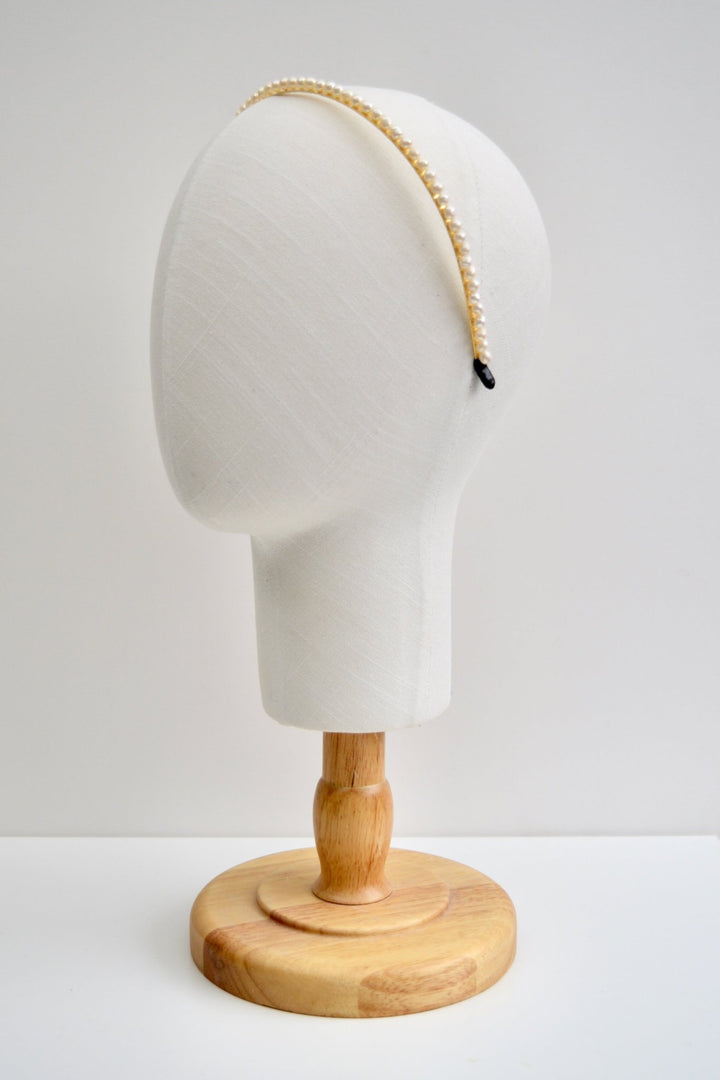 Pearl Collection: Haarreif Anine mit echten Süßwasserperlen