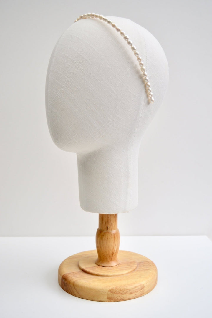 Pearl Collection: Haarreif Elise mit echten Süßwasserperlen
