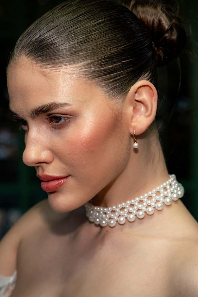 Pearls: Hoops mit runden 6mm AAA Süßwasserperlen | vergoldet, silber