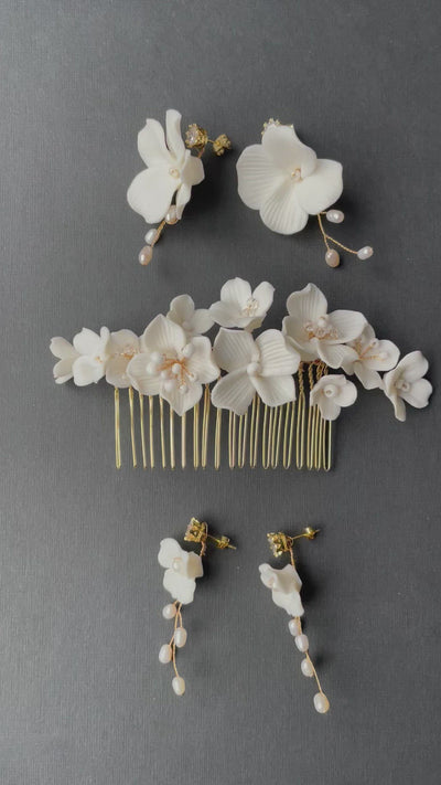 Marguerite: Haarkamm | Farbe gold oder silber