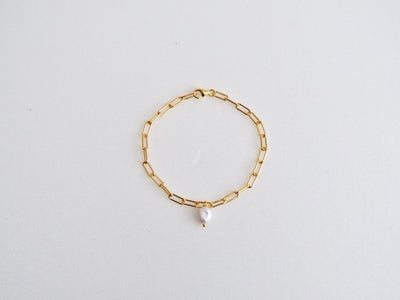 Baroque Pearls: Cooles Perlen Armband | vergoldet