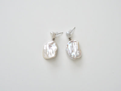 Baroque Pearls: Edle Ohrstecker mit Süßwasserperlen | vergoldet, silber