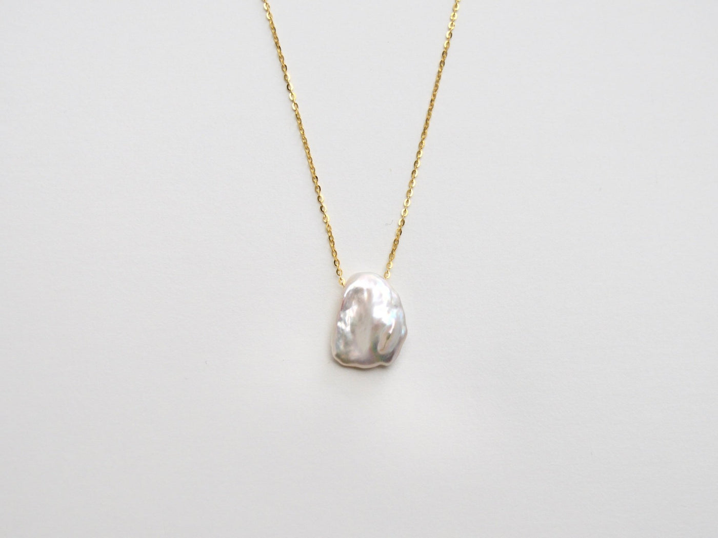 Baroque Pearls: Moderne Perlenkette 42cm + 3cm | vergoldet