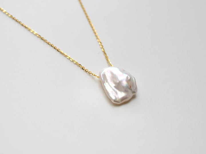Baroque Pearls: Moderne Perlenkette 42cm + 3cm | vergoldet