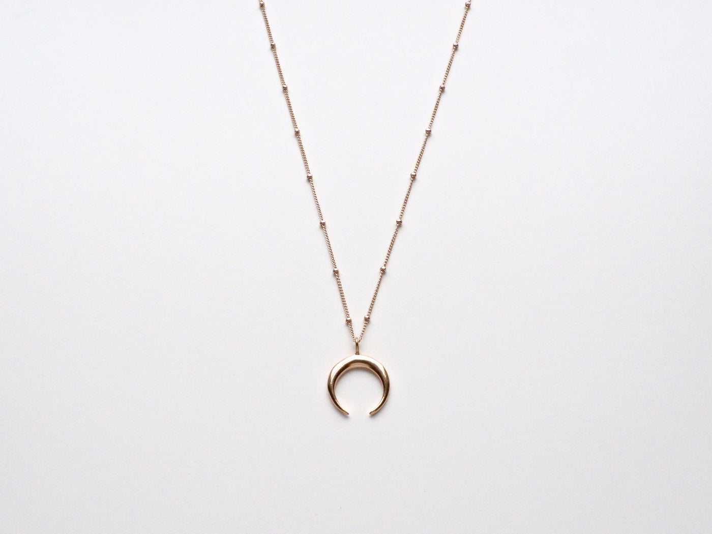 Boho Love: Crescent Moon Kette vergoldet - Mia&Martha by Katja Schmalen