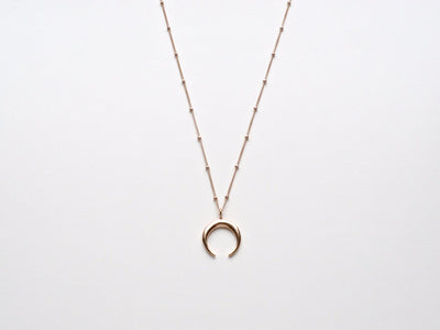 Boho Love: Crescent Moon Kette vergoldet - Mia&Martha by Katja Schmalen