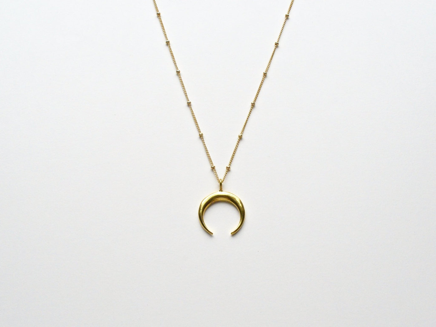 Boho Love: Crescent Moon Kette vergoldet - Mia&Martha by Katja Schmalen