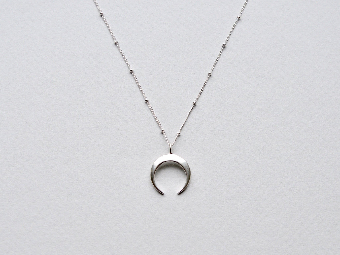 Boho Love: Crescent Moon Kette | vergoldet, rosévergoldet, silber - Mia&Martha by Katja Schmalen