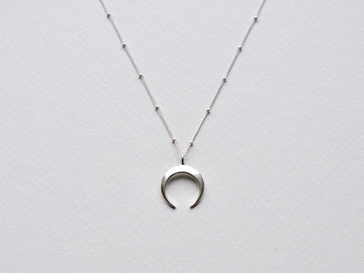 Boho Love: Crescent Moon Kette | vergoldet, rosévergoldet, silber - Mia&Martha by Katja Schmalen