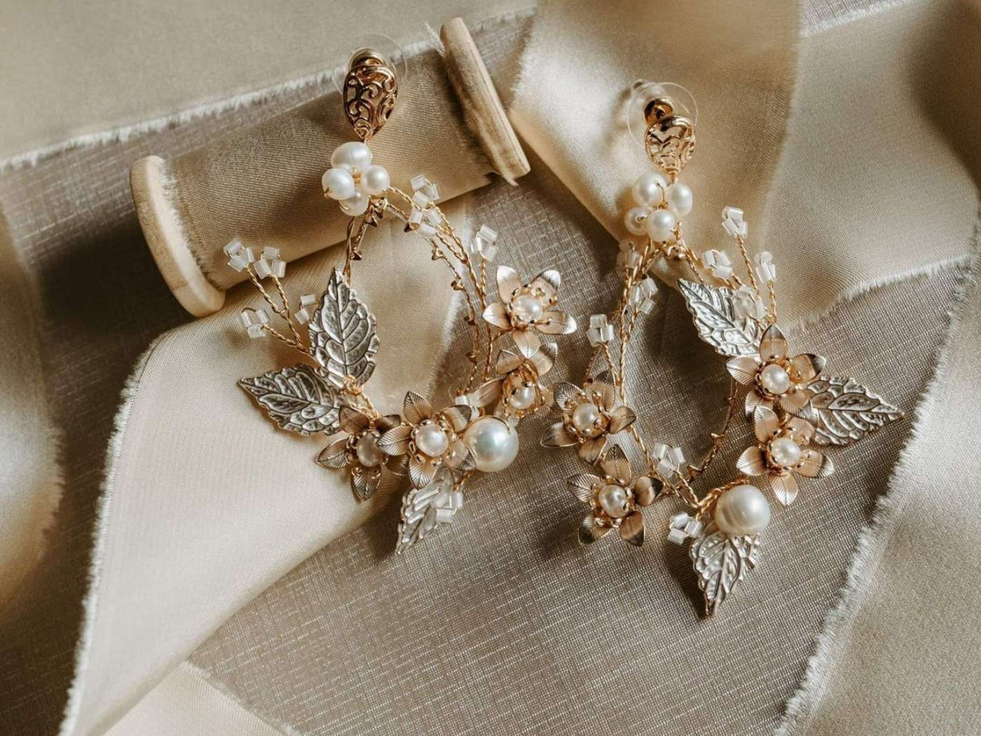 Bridal Glam Collection: Ohrringe Adèle | Farben rosé & gold