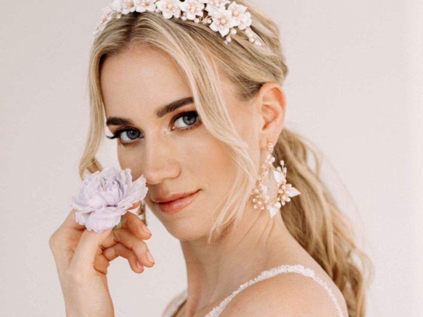 Bridal Glam Collection: Ohrringe Adèle | Farben rosé & gold