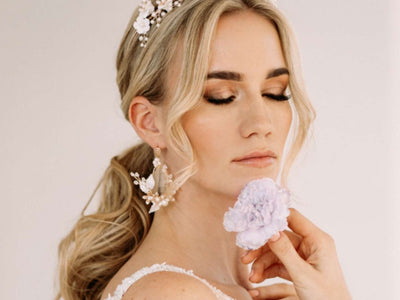 Bridal Glam Collection: Ohrringe Adèle | Farben rosé & gold